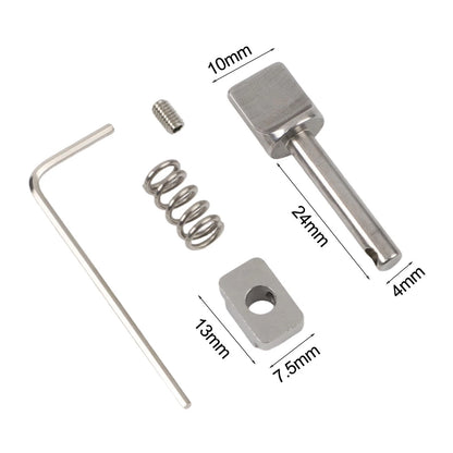 Longboard Fin Screw Set for Surfboards - Stainless Steel Quick Release