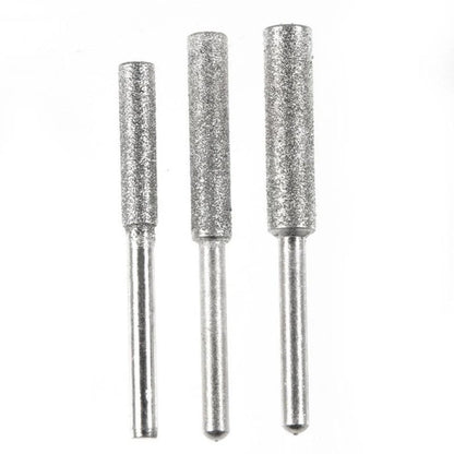 Set of 6 Diamond Grinding Heads for Handheld Saw Grinder (4MM, 48MM, 55MM)