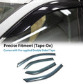 Window Deflectors Side Window Vent Visors for Toyota Yaris Sedan (2007–2013)