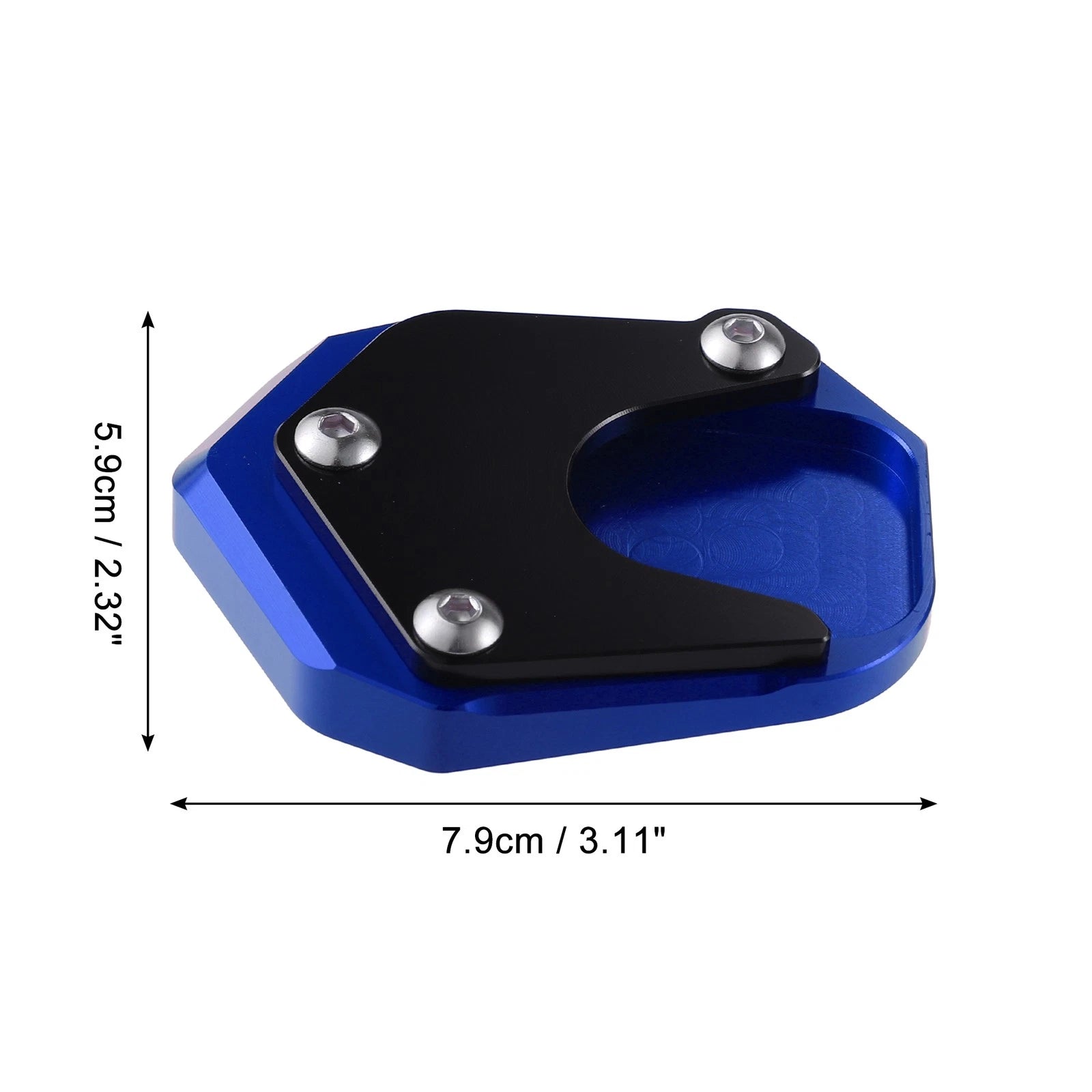 Aluminum Alloy Kickstand Pad Replacement Set for Honda CB125R (2018–2021)