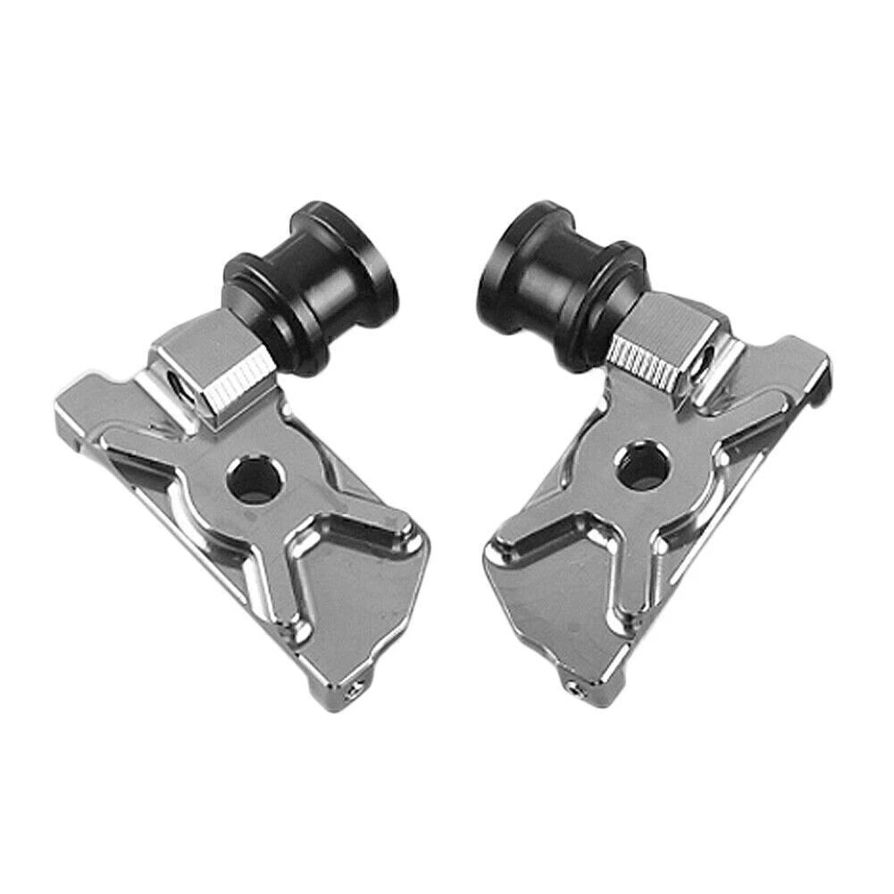 Pair of Swingarm Spools for Yamaha YZF R25 (2015) - Black Grey