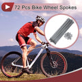 Bicycle Spokes 189mm Set for 14G Wheel Replacement (72 Pack)