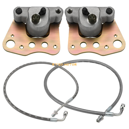 Front Brake Calipers & Hose Lines for Polaris Magnum 330 ATP 330 500 (2005–2006)