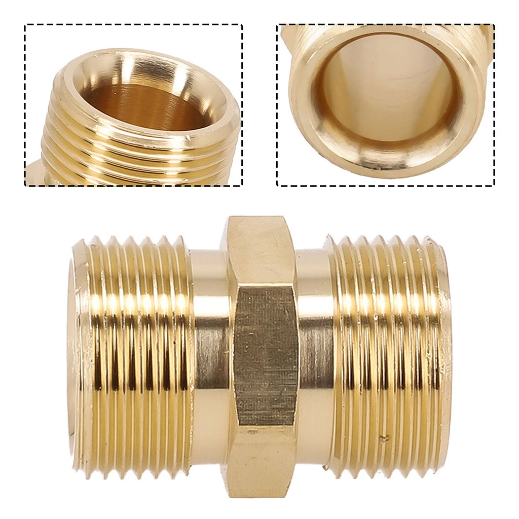 Replacement Hose Connector 14mm to 15mm Brass Connector