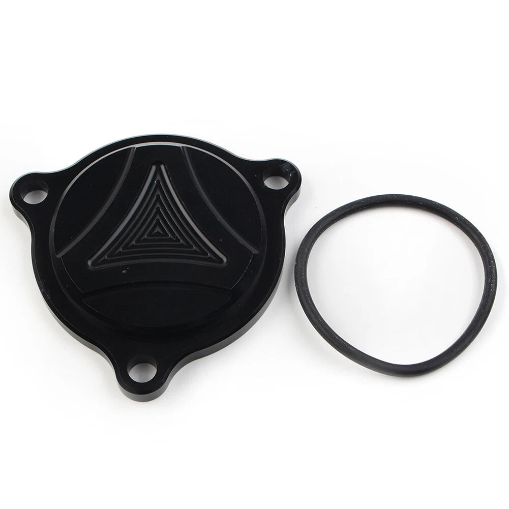Engine Oil Filter Cover for Suzuki DRZ400 (2000–2021) - Black