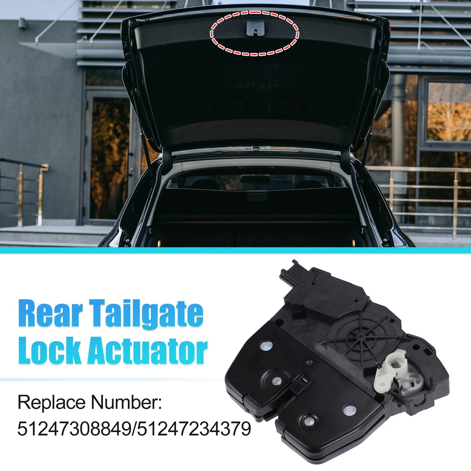 Rear Tailgate Latch Lock Actuator for BMW X5 (2007–2013)