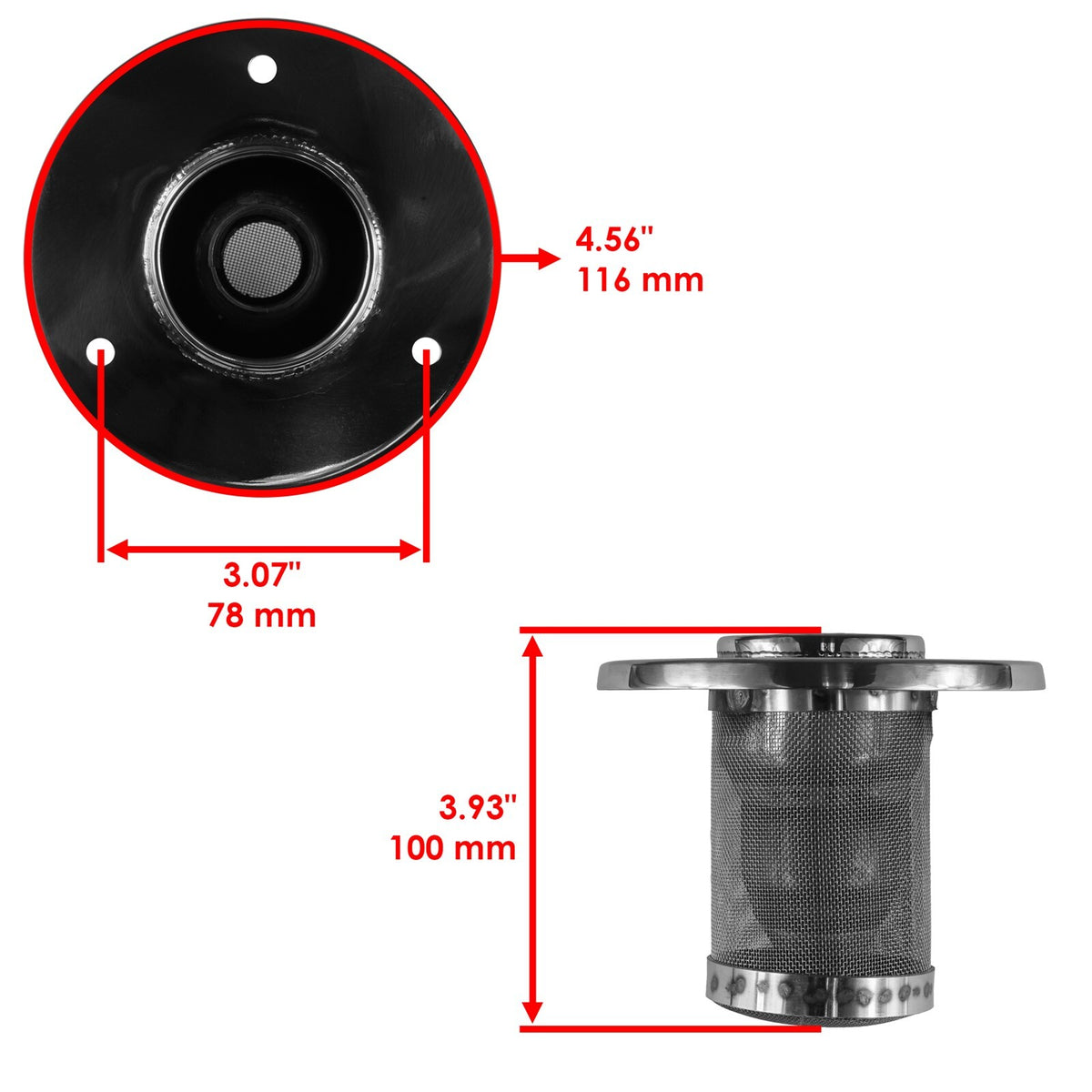 Spark Arrestor Replacement for Honda Foreman Rubicon 500 TRX500FA (2001–2004)