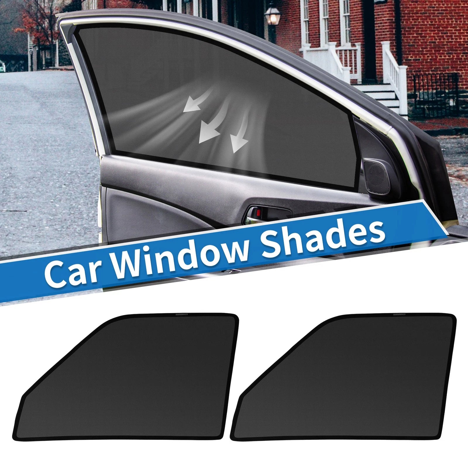 Car Window Cover Front for Toyota Voxy Noah 90 Series Net Black (2001–2007)