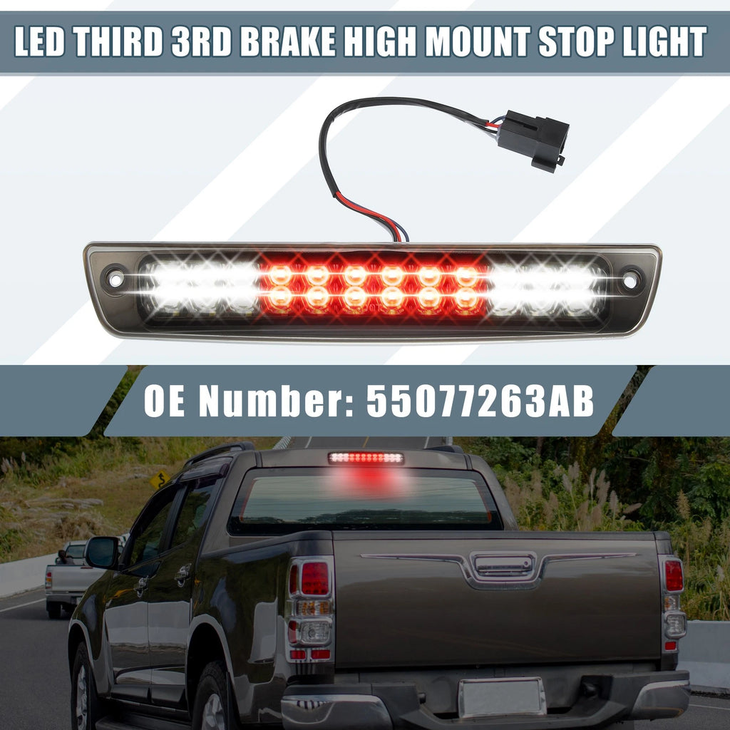 High Mount Stop Light Replacement for Dodge Chrome Tone with Smoked Lens (2019–2023)
