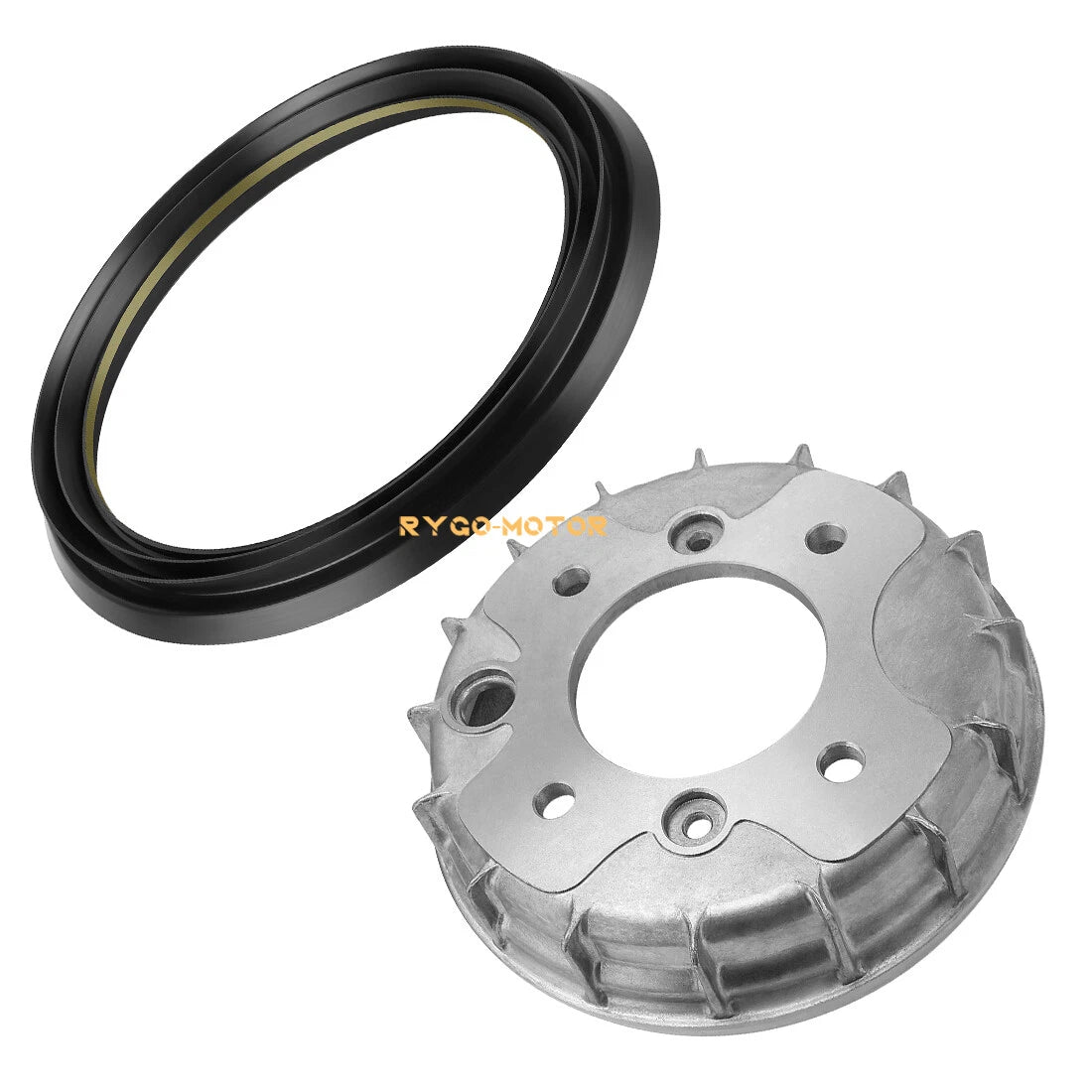 Front Brake Drum & Dust Seal Kit for Honda Foreman 400 450 (2000–2006)