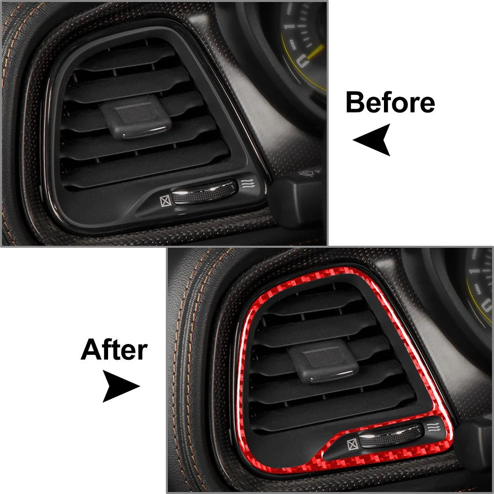 Dashboard Air Outlet Breather Cover for Dodge Challenger (2015–2023)