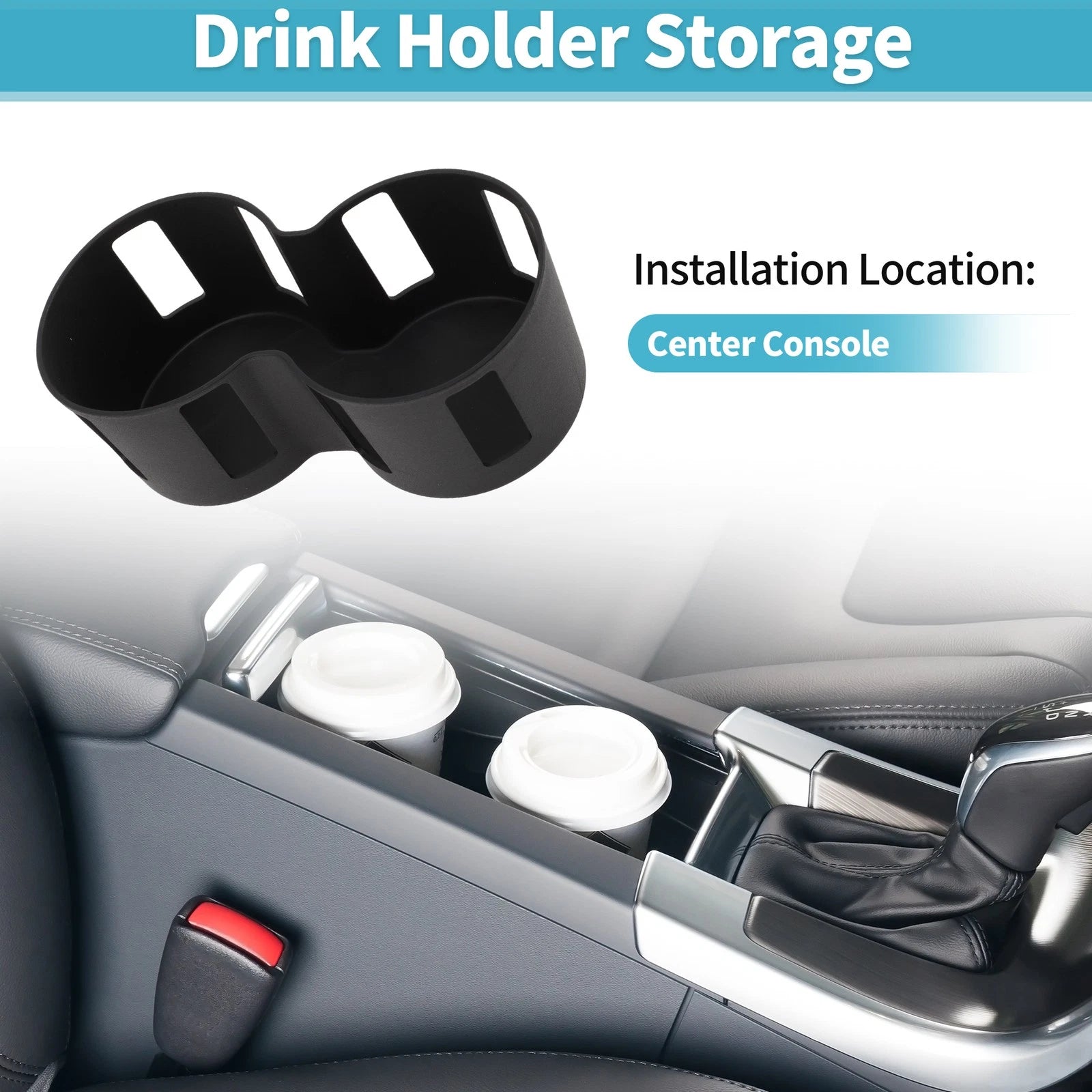 Center Console Cup Holder Organizer for Honda Prologue EV (2024–2026) TPE