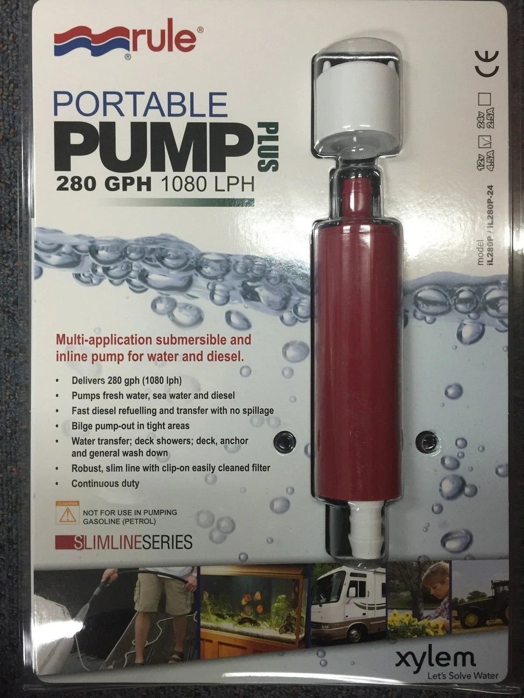 Submersible Pump IL280P for Diesel Water (12V)