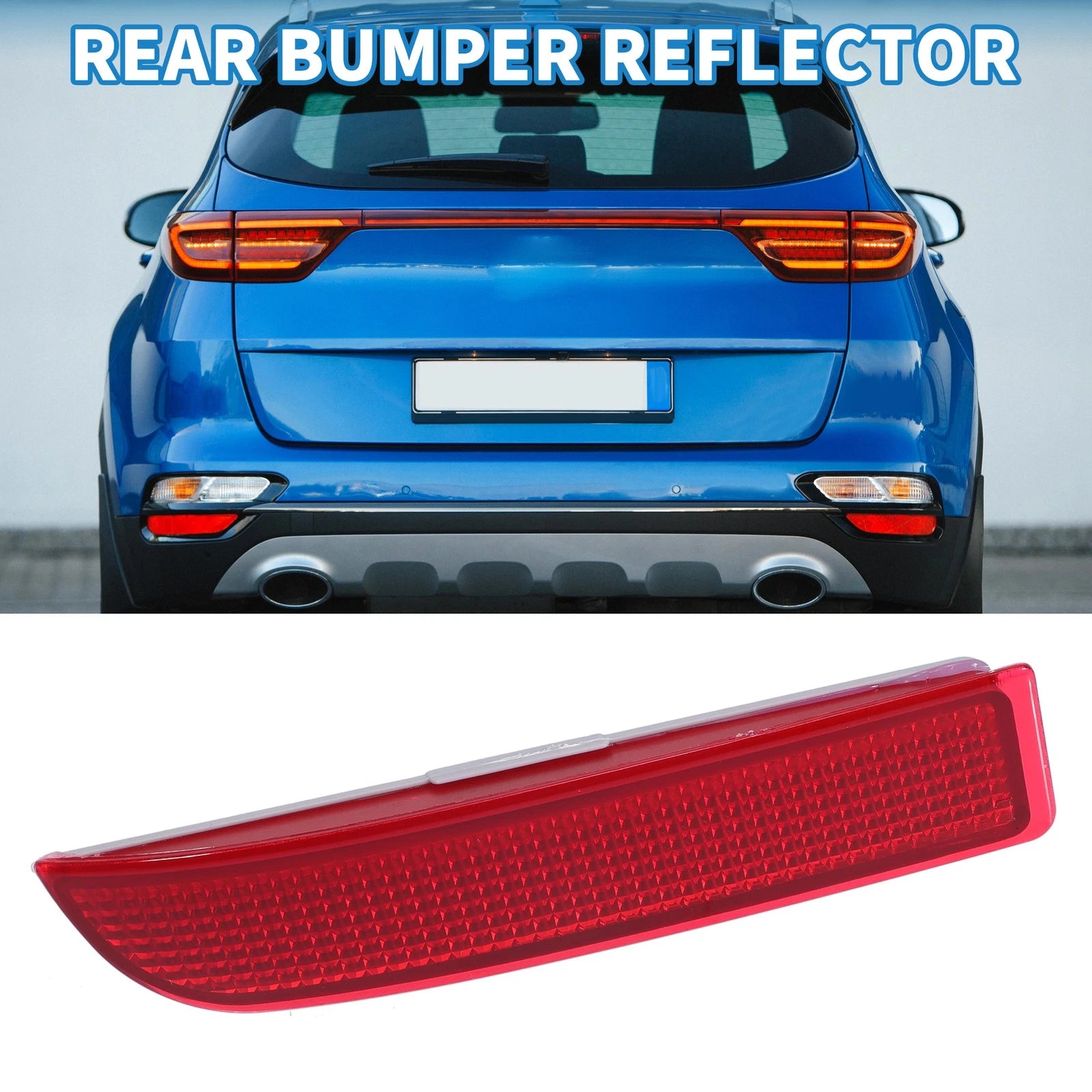 Rear Left Side Bumper Reflector Replacement for Toyota RAV4 (2006–2012)