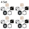 Set of 4 Carburetor Diaphragm Kit for Husqvarna 3120XP & 3120 (272 268) Walbro K12-WG
