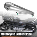 Exhaust Muffler Pipe for Motorcycle (1.42'' Inlet, Chrome)