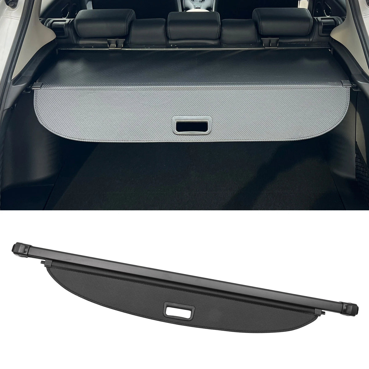 Retractable Cargo Cover for Cadillac XT5 (2017–2024) Black Carbon Fiber