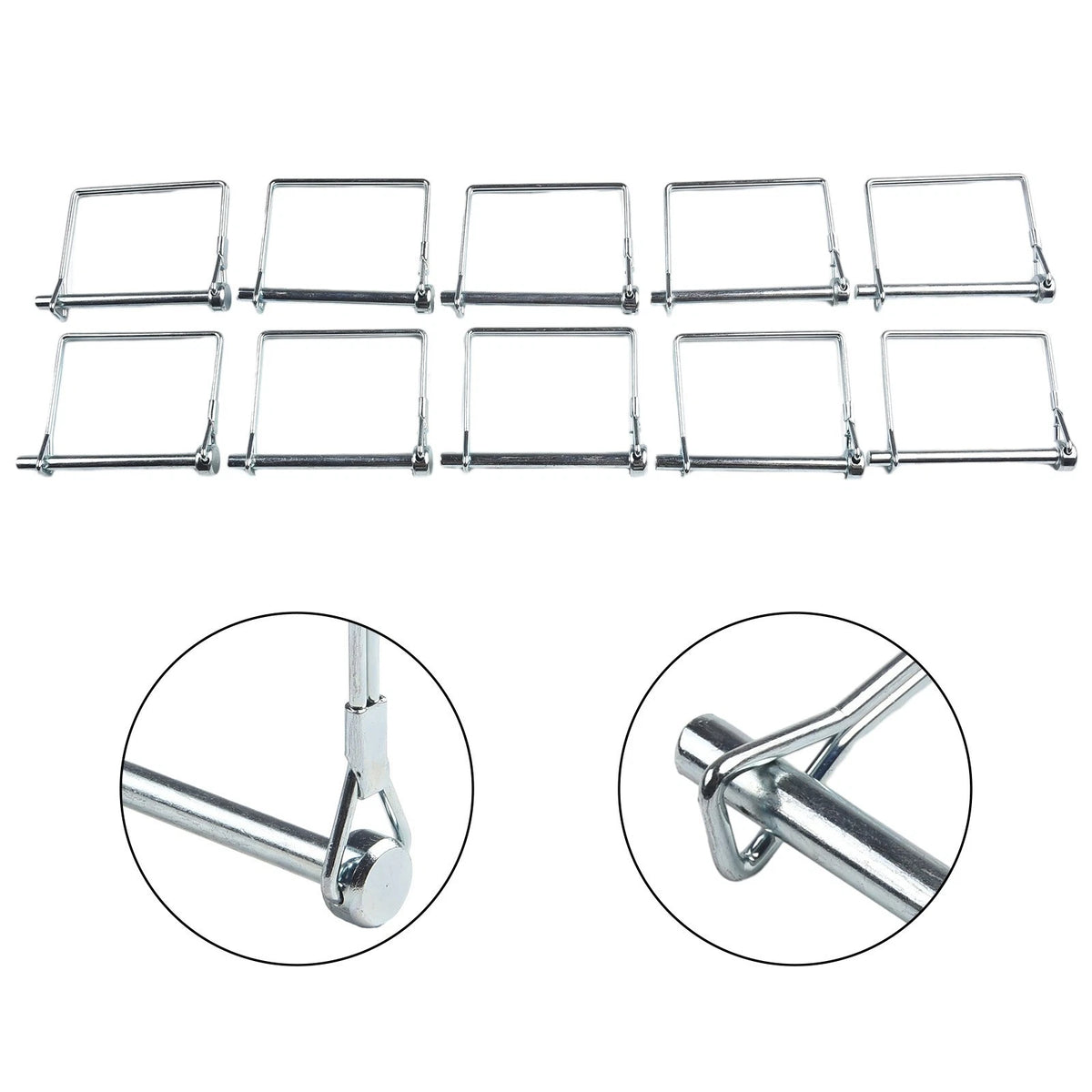 Hitch Pin Lock Safety Pin Lock Trailer Coupler 6mm Diameter For Pintle Hook Pin
