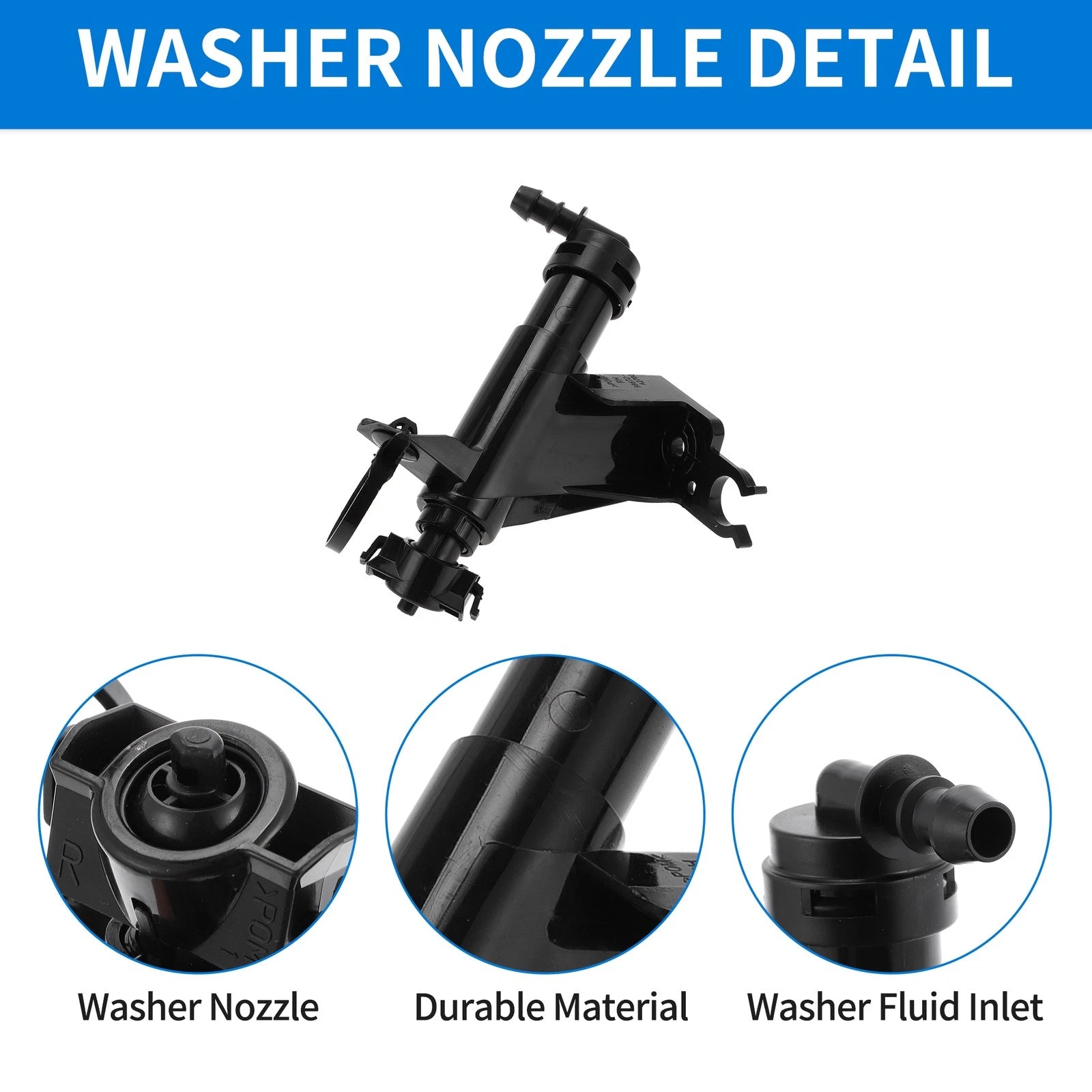 Front Right Side Headlight Washer Nozzle for Kia Ceed (2012–2017) No. 98672A2700