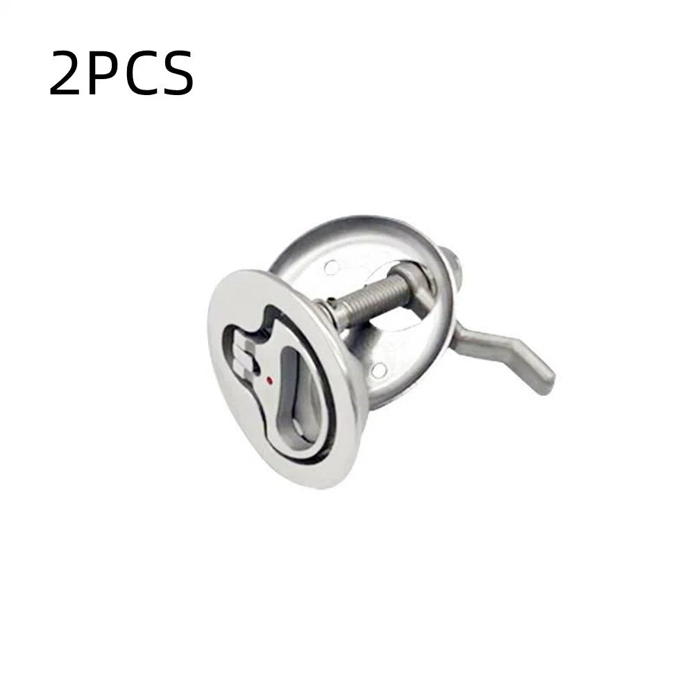 2X Marine Grade Stainless Steel 316 Cam Latch for Deck (Flush Pull)