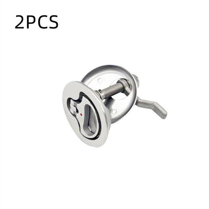 2X Marine Grade Stainless Steel 316 Cam Latch for Deck (Flush Pull)