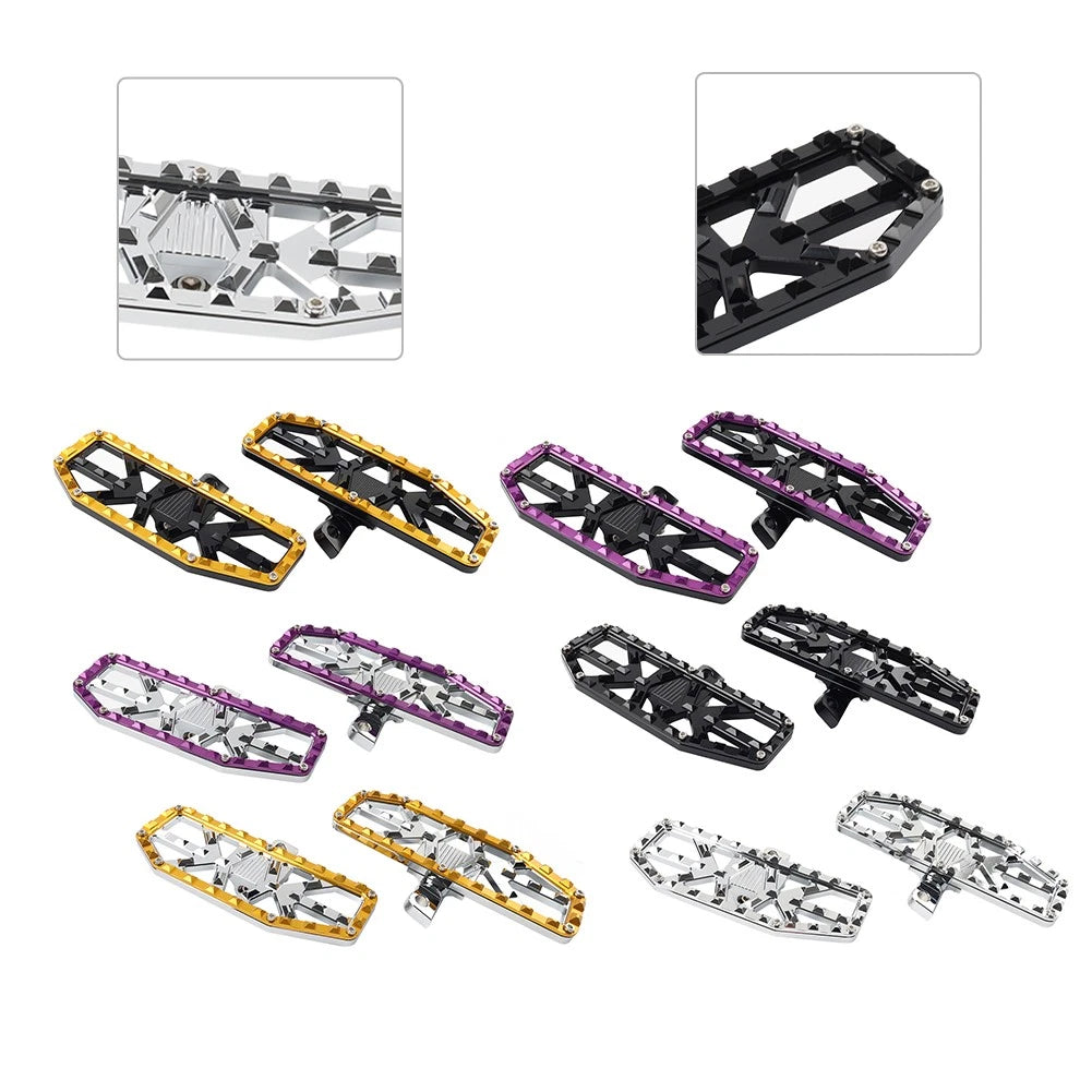 Rear Passenger Footpeg Footrest for Harley Road King Electra Glide Fat Boy