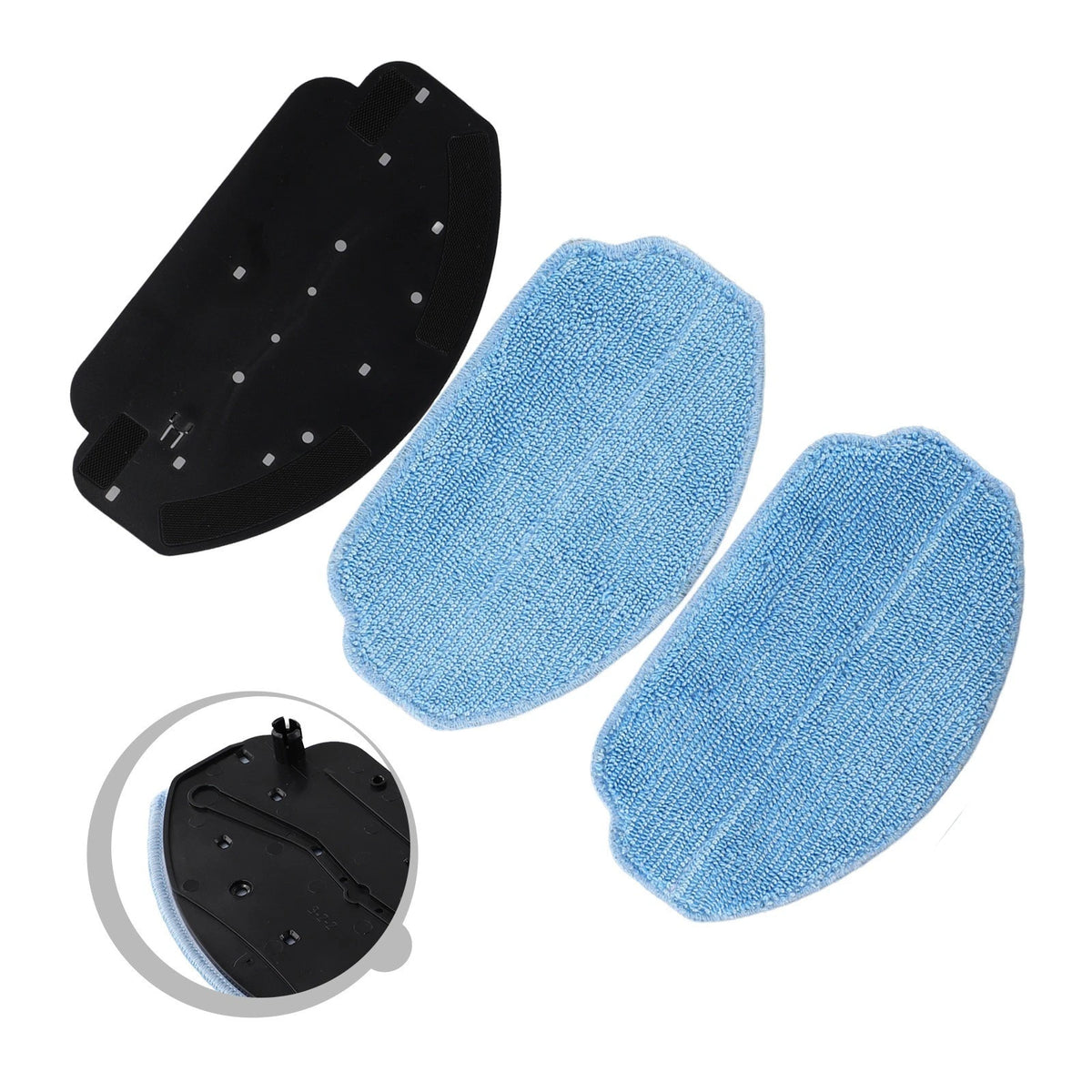 Mop Bracket and Pads Kit for MAMNV BR150 BR151 Vacuum
