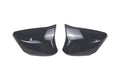 Pair Carbon Look Rearview Side Wing Mirror Cover Caps for Corvette C8 (2020–2024)