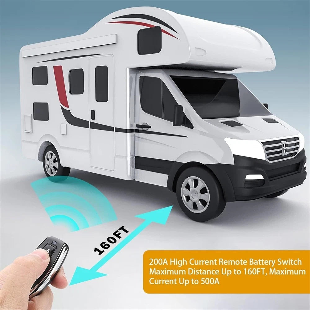 500A Remote Battery Disconnect Switch for Car Truck (12V)