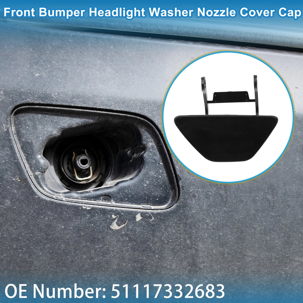 Front Left Washer Nozzle Cover Cap Replacement for BMW 528i (2014–2016)