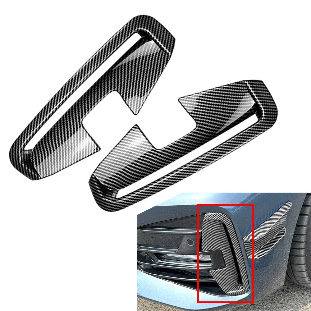 Front Bumper Air Vent Spoiler for BMW 4 Series G22 G23 (2020–2024) Carbon Black