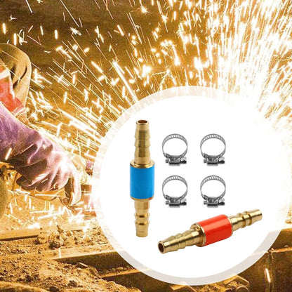 2X Flashback Arrestors with 4 Clamps for Welding Applications