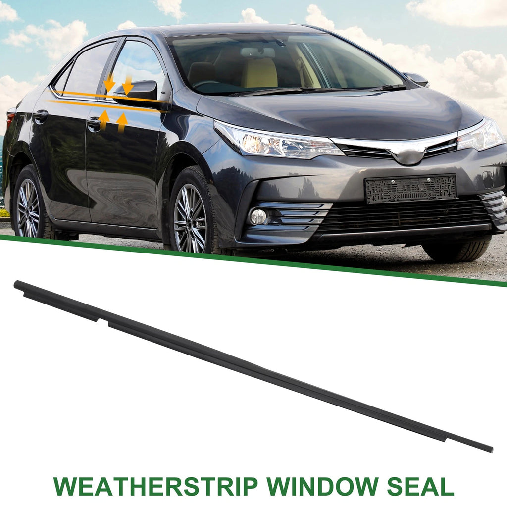1pc Rear Left Window Weatherstrip Seal Replacement for Toyota Corolla (2002–2013)