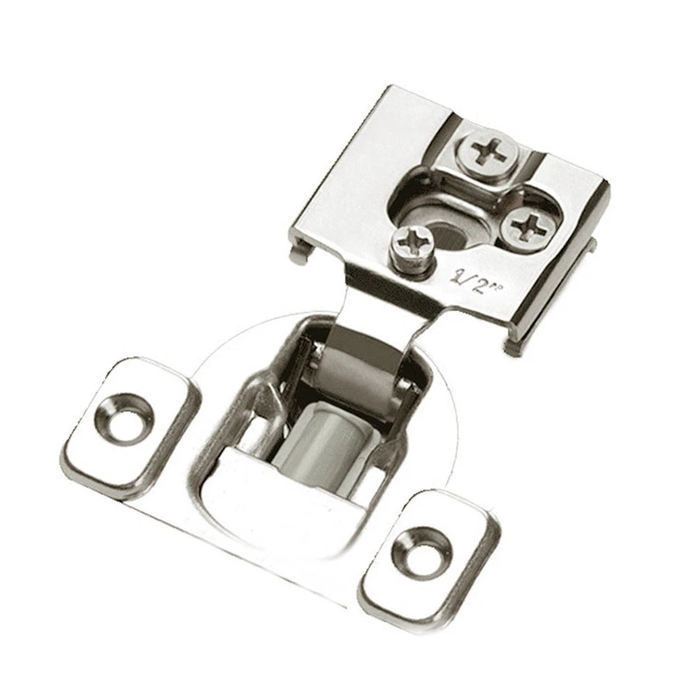 Overlay soft close hinges for kitchen cabinets (6 way, silver)