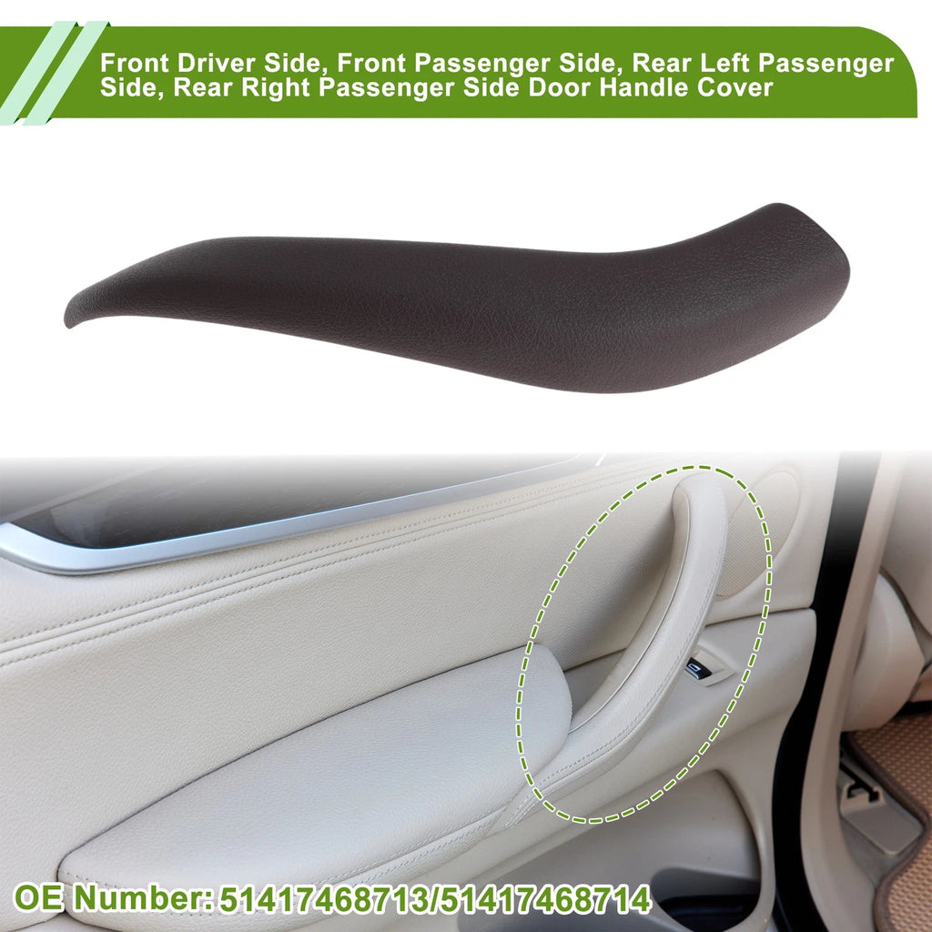 Door Panel Handle Pull Trim Cover Replacement for BMW X1 F48 (2016–2022)