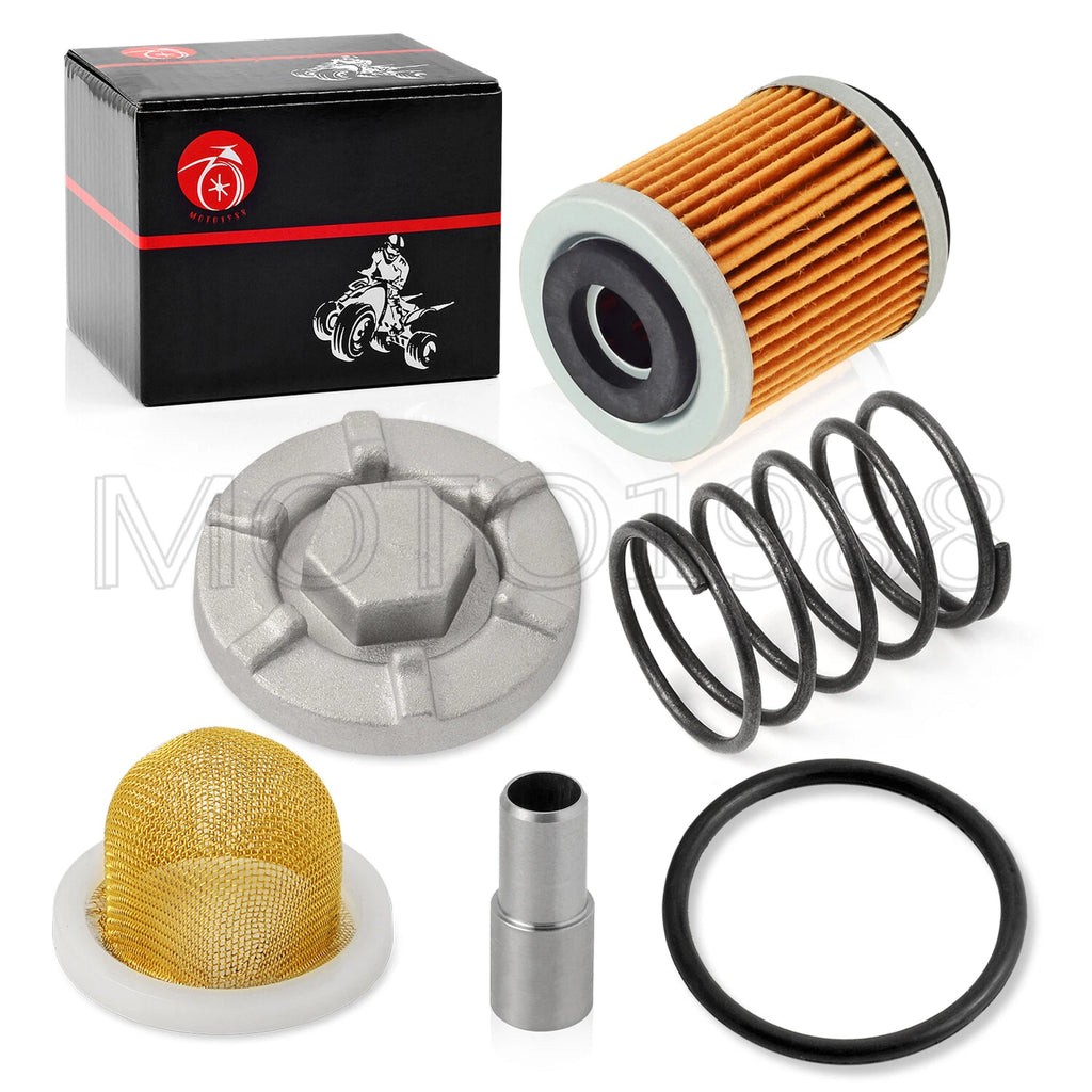 Oil Drain Plug, O-Ring, Strainer for Yamaha Wolverine 350 (1995–2004)