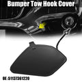 Front Bumper Tow Hook Cap for BMW X1 28i (2016–2019) Bright Black Replacement