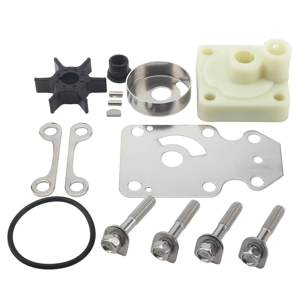 Water Pump Impeller Kit for Yamaha F15 F20 (4-Stroke, 15/20HP, 6AH-W0078-00)