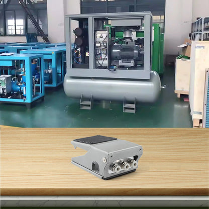 4 Way Foot Valve for Pneumatic Systems with PT 1/4 Inch Threaded