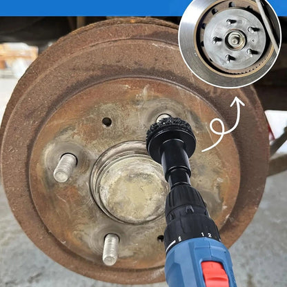 Wheel Hub Rust Removal Disc Set for 1/2 Inch Drill and Wrench