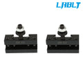 Set of 2 Piston Type Quick Change Tool Post Holders for LABLT AXA 250-100 (12")