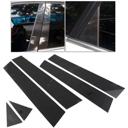 Set of 6 B Pillar Post Cover Trim for Audi A3 (2014–2018)