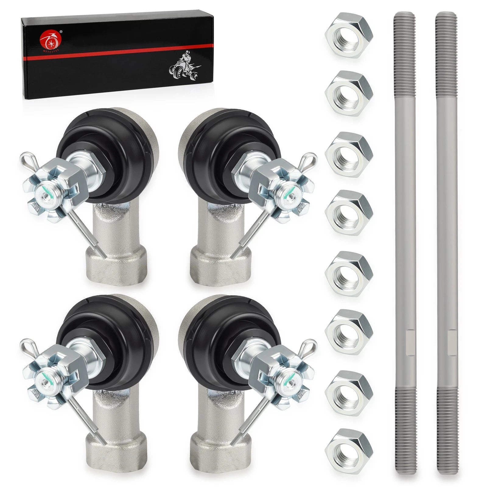 2 Tie Rod Set for Polaris Scrambler Sportsman 90 (1990–1999) 0450503 0450504 0450918 0450919