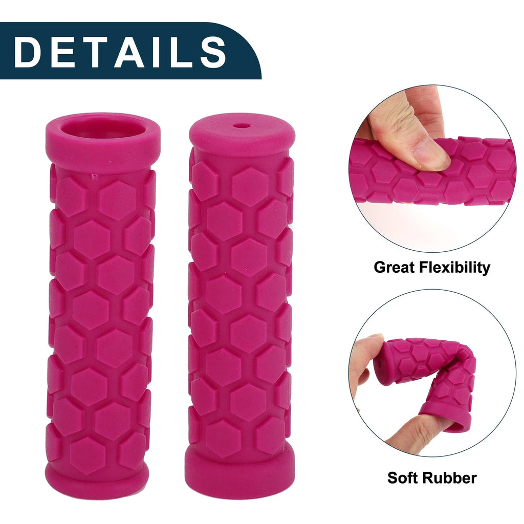 Bike Handlebar Grips 102mm Lightweight MTB End Caps for Pink 1 Pair