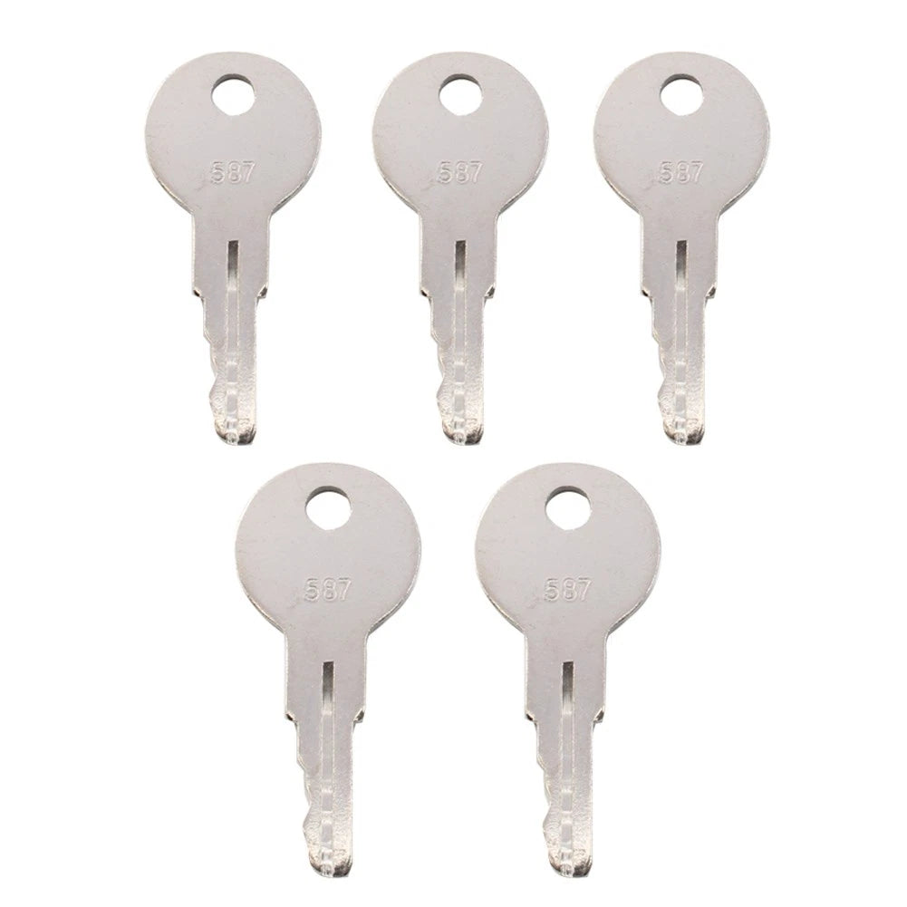 Ignition Starter Key 7012587, ELI80-0106 for JLG Heavy Construction Equipment