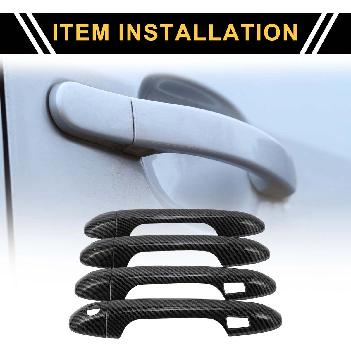 Exterior Door Handle Cover Kit for Toyota Tacoma with Keypad (2016–2023)