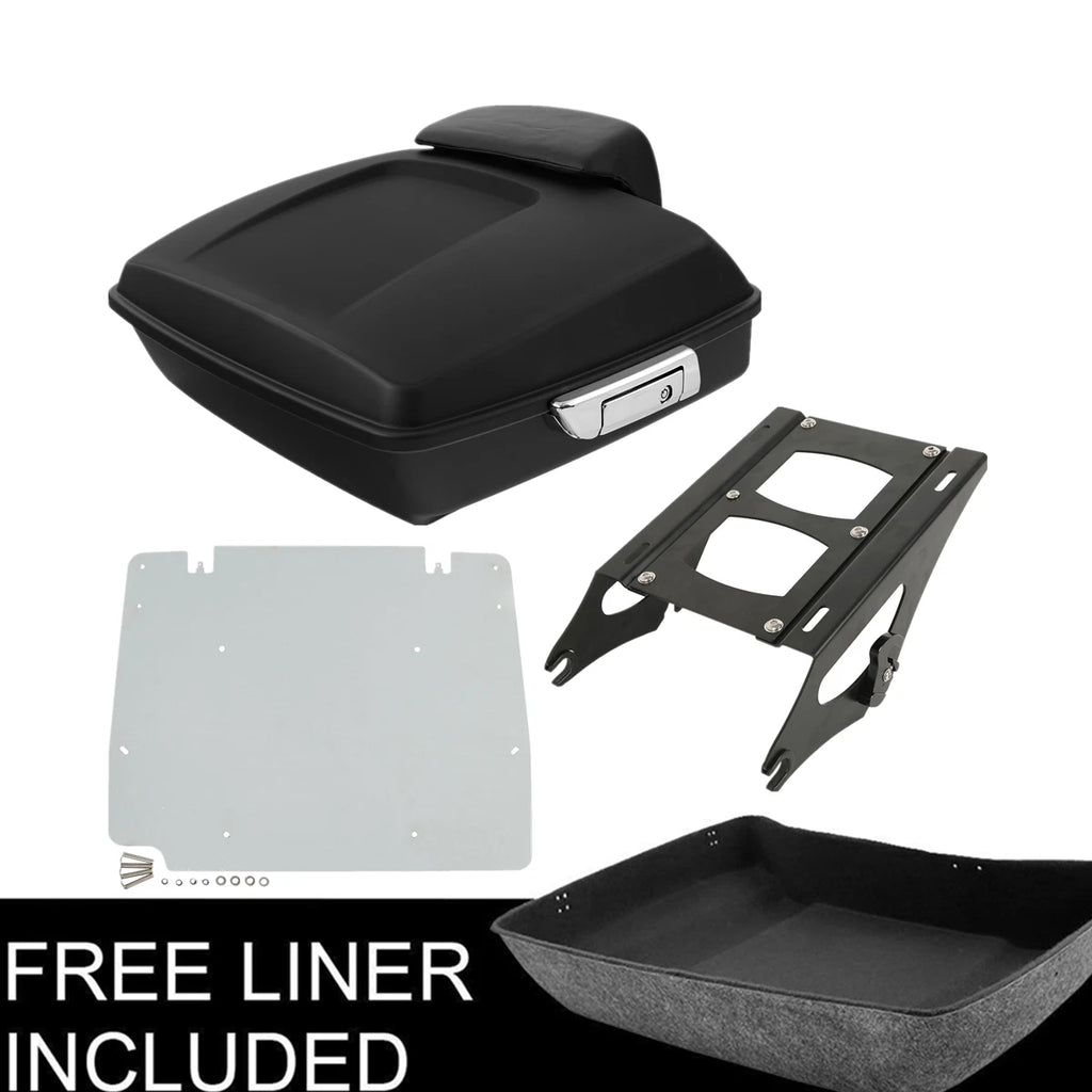 Chopped Trunk Pad Rack Base Plate for Harley Touring (2014–2023)