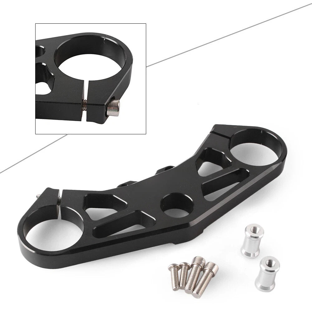 Triple Tree Upper Top Clamp for Suzuki GSXR1000 (2005–2006) Black
