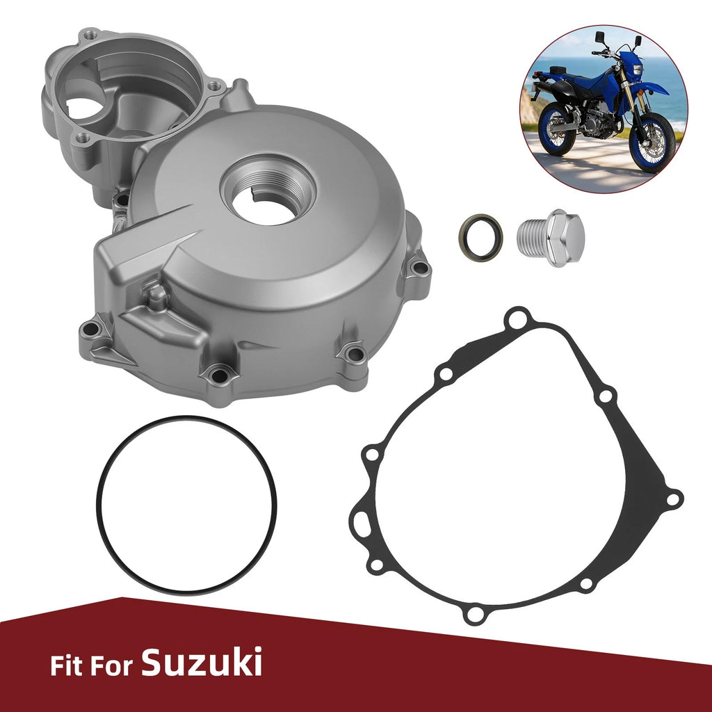 Left Side Engine Stator Magneto Cover Case for Suzuki DRZ400 (2000–2023) #11351-29F60