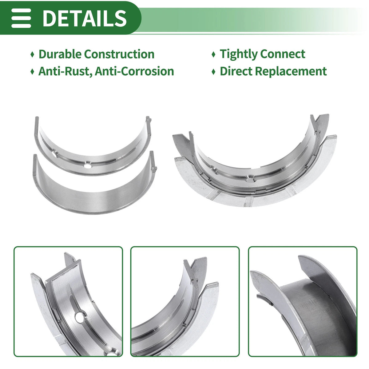Main Bearing Set No.12648786 for Chevrolet Equinox (2005–2009)